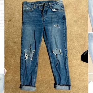 H&M denim mom fit jeans
